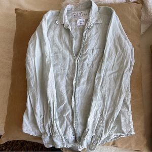 Frank & Eileen linen shirt. Size Medium
